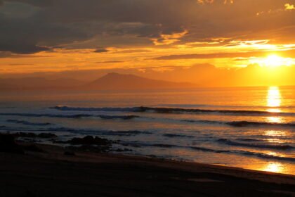 Paysages – Coucher de soleil sur l'océan