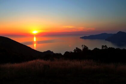 Paysages – Coucher de soleil sur le golfe de Porto
